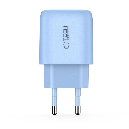Ładowarka sieciowa Tech-Protect NCA20 PD 20W QC3.0 USB-A / USB-C - niebieska