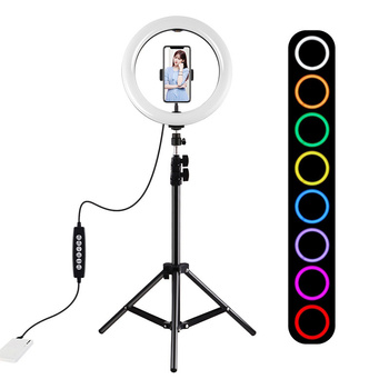 PULUZ STATYW 1.1M Z OŚWIETLENIEM RGBW LED 26CM DO STREAMINGU GIER I FILMÓW