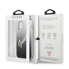Guess GUHCP12LPCUGLSBK iPhone 12 Pro Max 6,7" czarny/black hardcase Glitter Gradient Script