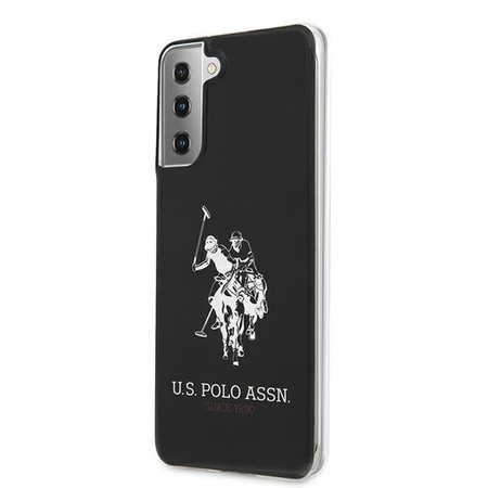 Etui U.S. Polo Assn. Shiny Big Logo na Samsung Galaxy S21+ - czarne