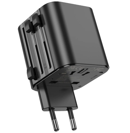 JELLICO uniwersalny adapter podróżny S7 Max 2500W Czarny