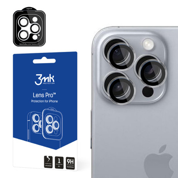 3MK LENS PROTECTION DO APPLE IPHONE 16 PRO 16 PRO MAX SZKŁO HIBRYDOWE