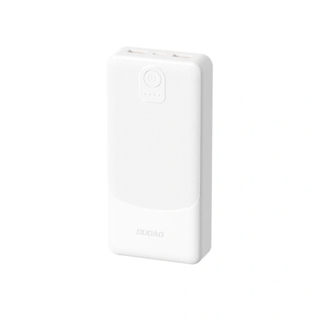 Powerbank Dudao K10 10000mAh  2.4A 2 x USB-A - biały