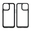 HURTEL SZTYWNY ETUI POKROWIEC DO IPHONE 12 PRO MAX Z ŻELOWĄ RAMKĄ NIEBIESKI