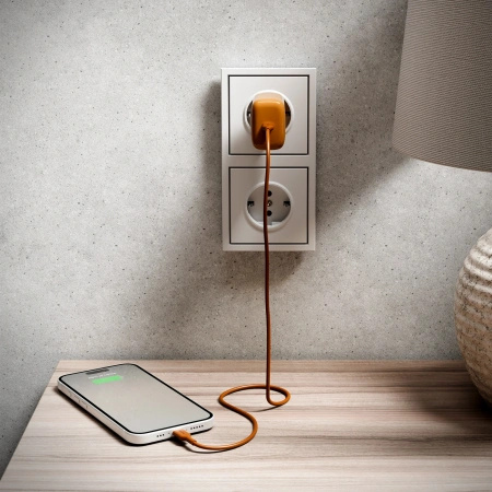 Ładowarka sieciowa Puro Pro Lite 30 W USB-C - pomarańczowa