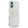 GUESS ETUI HARDCASE DO IPHONE 16 6.1'' Z IML HEART I PRZEŹROCZYSTYM WZOREM