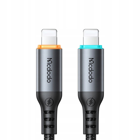 MCDODO KABEL USB-A LIGHTNING SZYBKIE ŁADOWANIE 12W 1M POWER OFF LED
