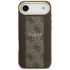 Etui Guess 4G Stripe MagSafe do iPhone   Air brązowy