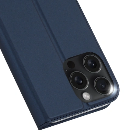 DUX DUCIS ETUI SKIN PRO DO IPHONE 16 PRO MAX Z KLAPKĄ I MIEJSCEM NA KARTĘ