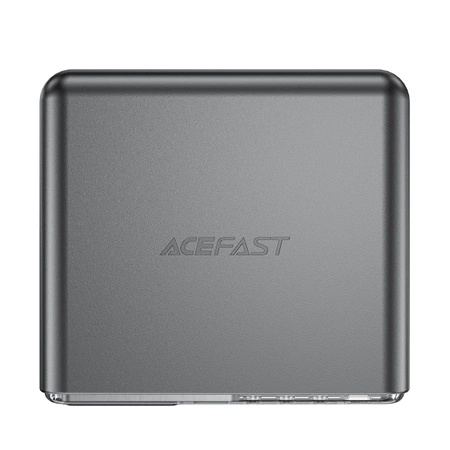 Wielofunkcyjny adapter Acefast Z4 PD 218W GaN 3 x USB-C + USB-A z 4 portami - szary