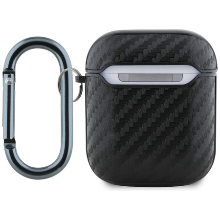 RED BULL ETUI CASE Z LOGO PU CARBON DO AIRPODS 1 2 OCHRONA I KOMPAKTOWOŚĆ