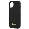 Guess GUHMP13MLSLMGBK iPhone 13 6,1" black/czarny hardcase Silicone Script Gold Logo Magsafe