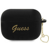 Etui Guess GUAP2LSCHSK na AirPods Pro 2 cover - czarne Silicone Charm Heart Collection