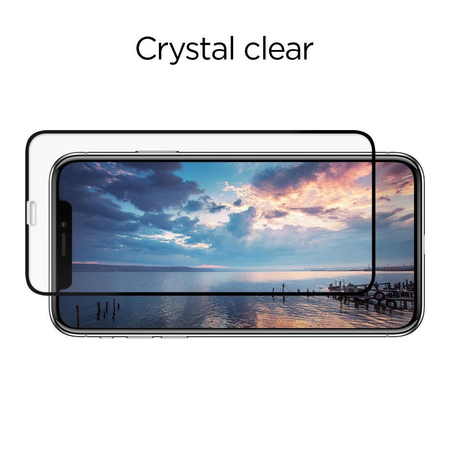 SZKŁO HARTOWANE SPIGEN GLASS FC 2-PACK IPHONE 11 PRO BLACK