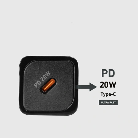 SBS ŁADOWARKA SIECIOWA 20W GaN USB-C DO IPHONE 12 13 14 15 SZYBKA ŁADOWARKA