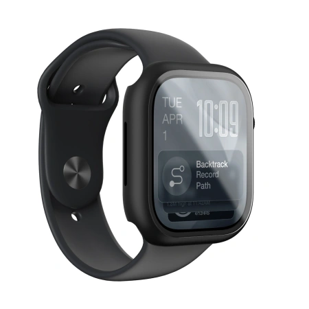 Szkło ochronne AMAZINGTHING Radix z etui na Apple Watch Series 11 42 mm - czarne