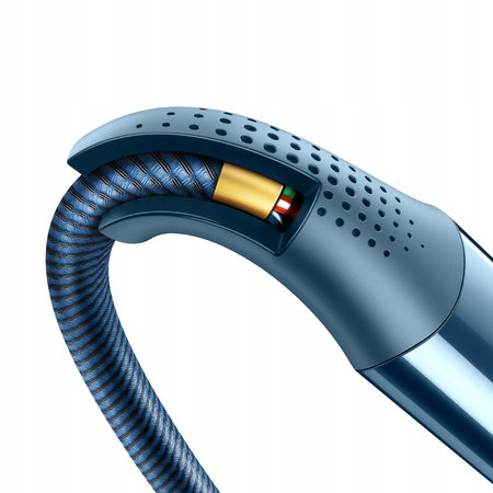 Cable for phone, computer, Mcdodo Angular USB-C PD 2.0 QC 4.0 5A 100W 2M blue