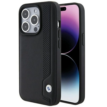 BMW ETUI HARDCASE LEATHER BLUE DOTS DO IPHONE 15 PRO MAX 6.7 DO IPHONE 15