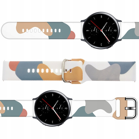 Strap Moro opaska do Samsung Galaxy Watch 42mm silikonowy pasek bransoletka do zegarka wzór 2