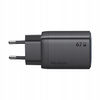 MCDODO SZYBKA ŁADOWARKA SIECIOWA ZASILACZ KOSTKA 3X USB-C PD USB 67W BIAŁA
