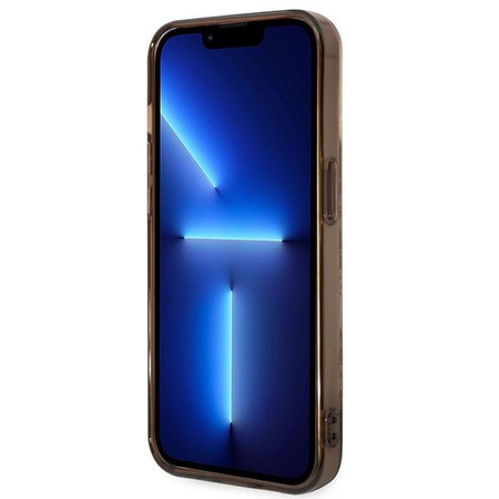 Guess GUHCP14LHGPLHC iPhone 14 Pro 6,1" ochre hardcase Porcelain Collection