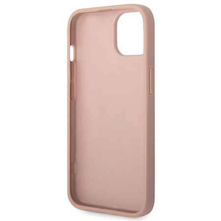 Guess GUHCP14MPSASBPI iPhone 14 Plus 6,7" różowy/pink Saffiano Strap