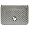 Etui Karl Lagerfeld Saffiano Monogram Choupette KLCS14SAKHPCG na laptopa 14" - srebrne