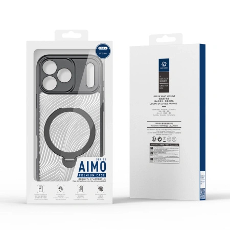 DUX DUCIS ETUI AIMO MAG DO IPHONE 17 PRO Z PIERŚCIENIEM MAGNETYCZNYM