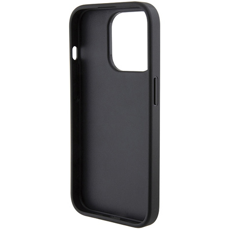 KARL LAGERFELD ETUI HARDCASE DO IPHONE 15 PRO 6.1 QUILTED K PATTERN BLACK