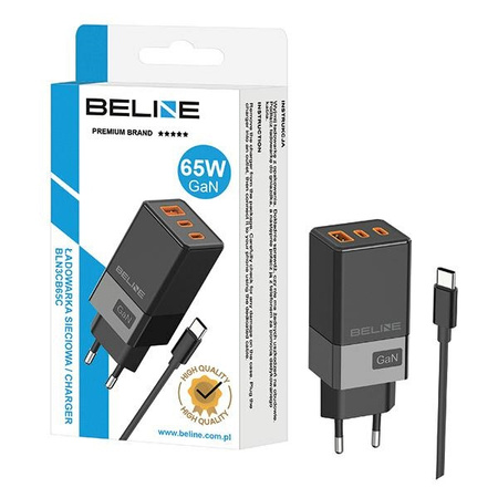 BELINE ŁADOWARKA USB-C 65W DO IPHONE 14 13 12 X Xs 11 PRO MAX PD 3.0 QC 3.0
