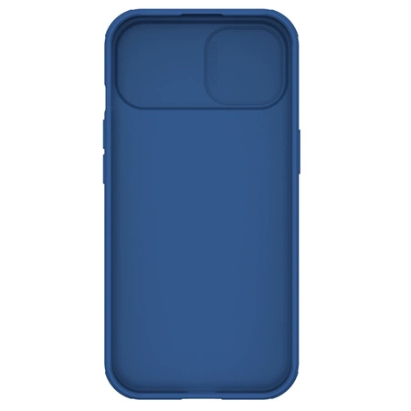Pancerne etui Nillkin CamShield Pro Magnetic Case do iPhone 15 Plus z osłoną na aparat - niebieskie