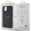 Etui Guess 4G Collection Leather Metal Logo MagSafe na iPhone 15 / 14 / 13 - czarne