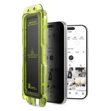 RINGKE SZKŁO PRYWATYZUJĄCE EASY SLIDE 2-PACK DO IPHONE 17 PRO MAX OCHRONA