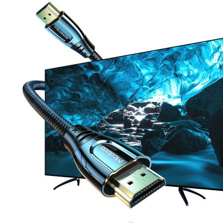 Kabel do monitora Mcdodo, przewód HDMI - HDMI 8K 60Hz FULL HD 2M