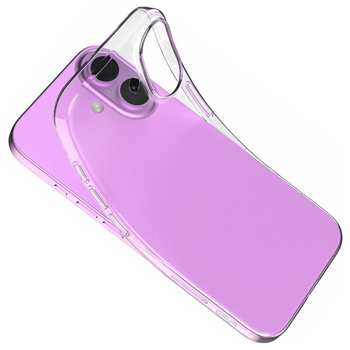 PURO ETUI 03 NUDE DO IPHONE 16 PLUS SILIKONOWE PRZEZROCZYSTE WYSOKA OCHRONA