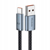MCDODO KABEL USB-A USB-C SZYBKIE ŁADOWANIE USB TYP C 6A 100W 2M LED CZARNY
