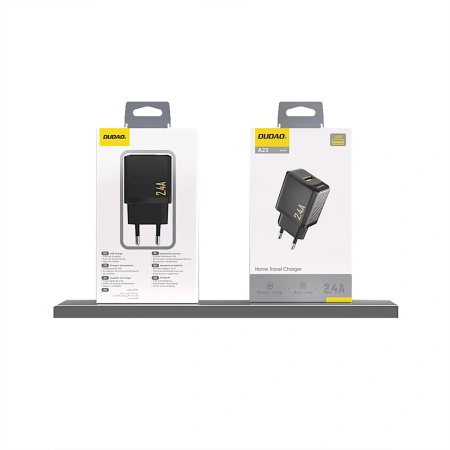 DUDAO ŁADOWARKA SIECIOWA 2.4A USB-A DO IPHONE 12 13 14 15 SZYBKIE ŁADOWANIE