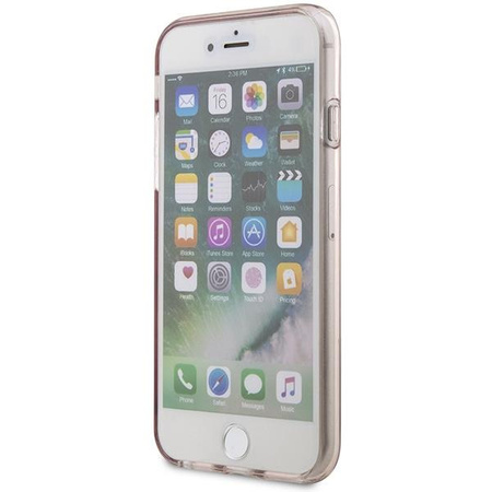 Etui Karl Lagerfeld KLHCI8HNCHTCP na iPhone 7/8/ SE 2020 / SE 2022 - różowe Ikonik Choupette