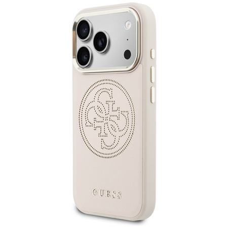 Etui Guess Perforated 4G MagSafe do      iPhone 17 Pro Max różowy