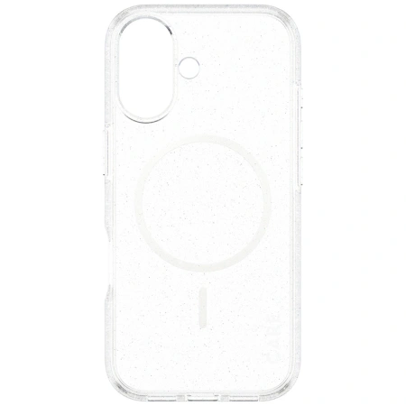Etui CARE by PanzerGlass Flagship Urban Explorer w. White MagSafe na iPhone 17 - przezroczysto-brokatowe