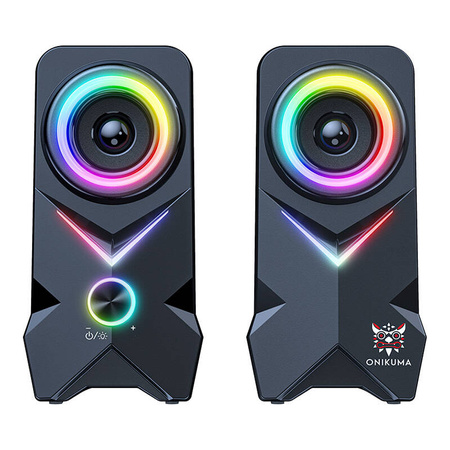 ONIKUMA GŁOŚNIKI GAMINGOWE L2 DO KOMPUTERA KONSOLE 3D DŹWIĘK 50MM