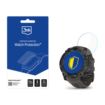 3MK SZKŁO HYBRYDOWE DO GARMIN INSTINCT 3 50MM (AMOLED SOLAR) OCHRONA
