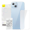 BASEUS ETUI CRYSTAL SERIES DO IPHONE 14 PLUS + SZKŁO HARTOWANE PEŁNY ZESTAW