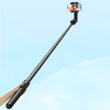 Selfie stick / kijek teleskopowy ze stojakiem i pilotem Bluetooth 1.5m Ugreen LP586 - czarny