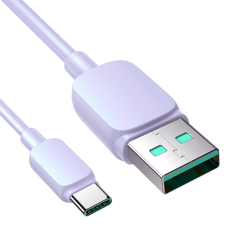 Kabel USB - USB C 3A 1,2m Joyroom S-AC027A14 - fioletowy