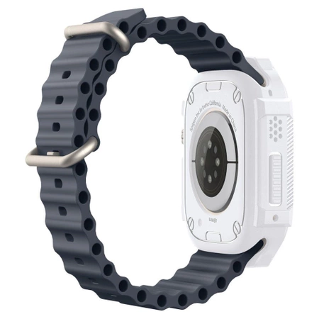 Etui Spigen Rugged Armor na Apple Watch Ultra 1 / 2 (49 mm) - białe