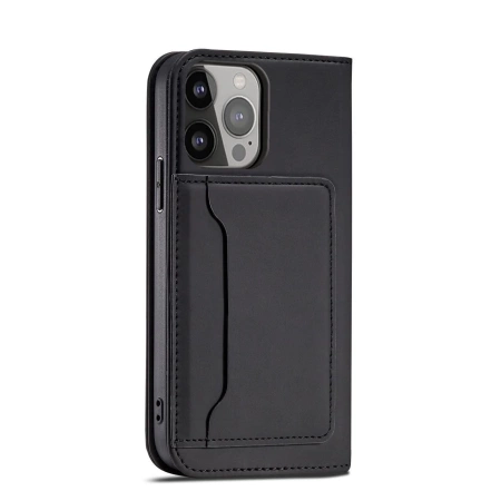 HURTEL MAGNET CARD CASE ETUI POKROWIEC PORTFEL DO IPHONE 13 PRO MAX CZARNY