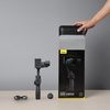 Baseus 3 osiowy Gimbal do telefonu smartfona ręczny stabilizator obrazu do filmów i zdjęć Live Vlog YouTube TikTok  szary (SUYT-0G)