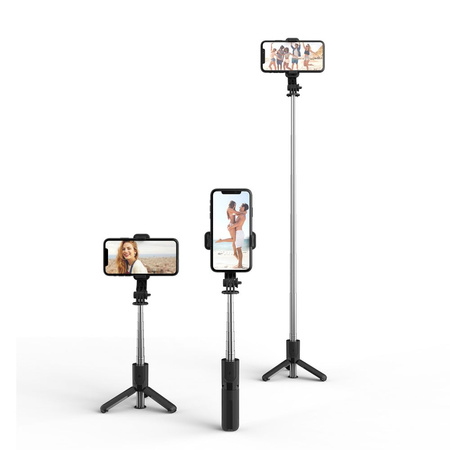 TECH-PROTECT SELFIE STICK TRIPOD BLUETOOTH DO SMARTFONÓW SZYBKIE ŁADOWANIE