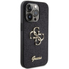 Etui Guess Glitter Script Big 4G na iPhone 15 Pro - czarne